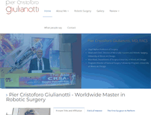 Tablet Screenshot of piergiulianotti.com